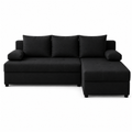 L formos sofa LOFT Juoda