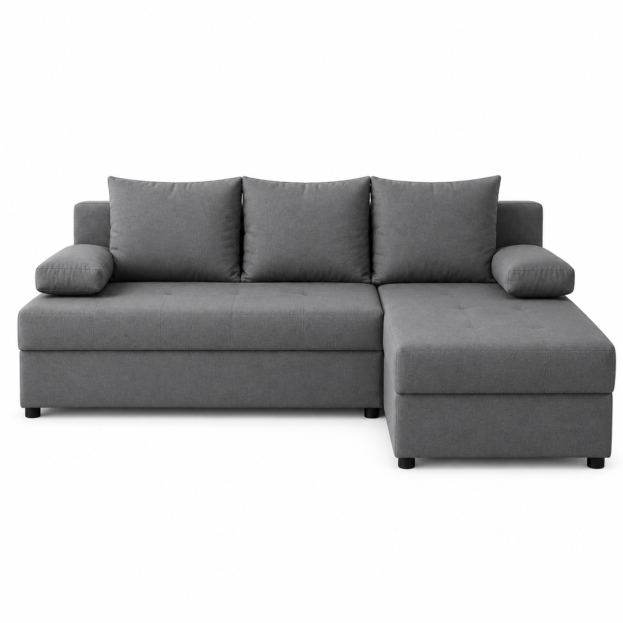 L formos sofa LOFT Pilka