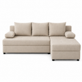 L formos sofa LOFT Kreminė